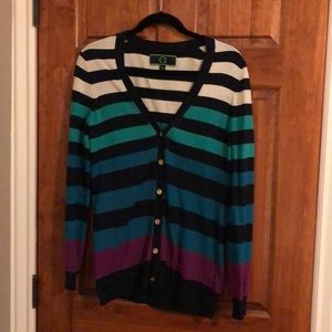 C. Wonder colorful striped cardigan.